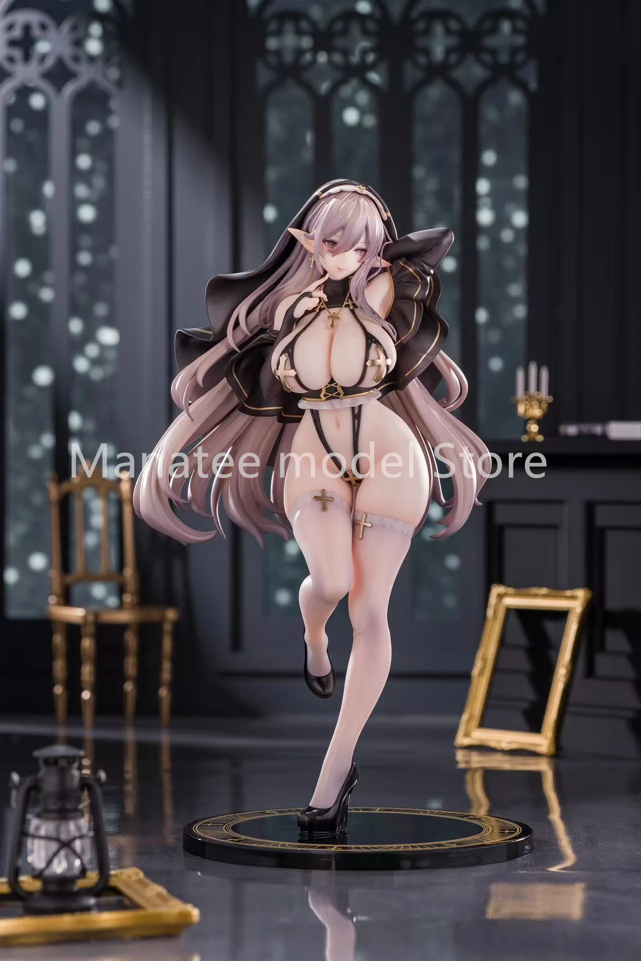 

﻿ Розовый манго, оригинальная хифut-erufua, ПВХ фигурка, аниме-модель, коллекция игрушек, кукла, подарок