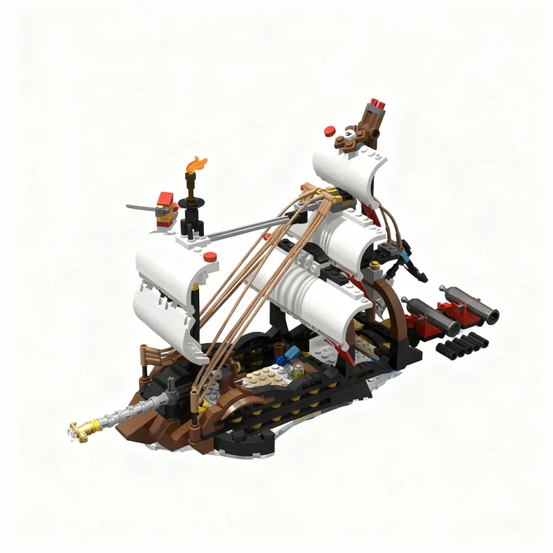 433-個-moc-ノーザンレイダーブリッグ海賊モデルビルディングブロック建設玩具クリスマスギフト-diy-クリエイティブアイデア教育レンガ
