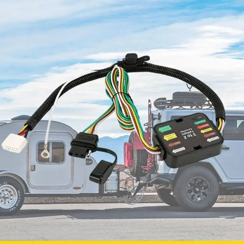 SZCH 56494 4 Pin Trailer Wiring Assembly For 90 With Integrated Blend Case And Mounting Parts