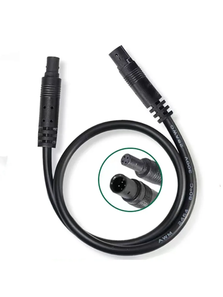Câble d'extension de caméra DVR de voiture, 4 ou 5 broches, 2M mâle pour connecteur femelle pour Dashcam, câble de caméra de recul