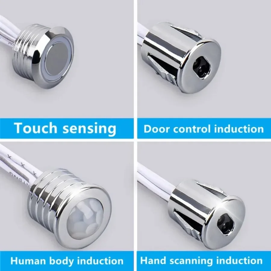 PIR Motion Sensor Touch sensor switch Hand Sweep Switch Hand Wave Scan Smart  5A 12V-24V LED Closet Cabinet light/Wardrobe lam