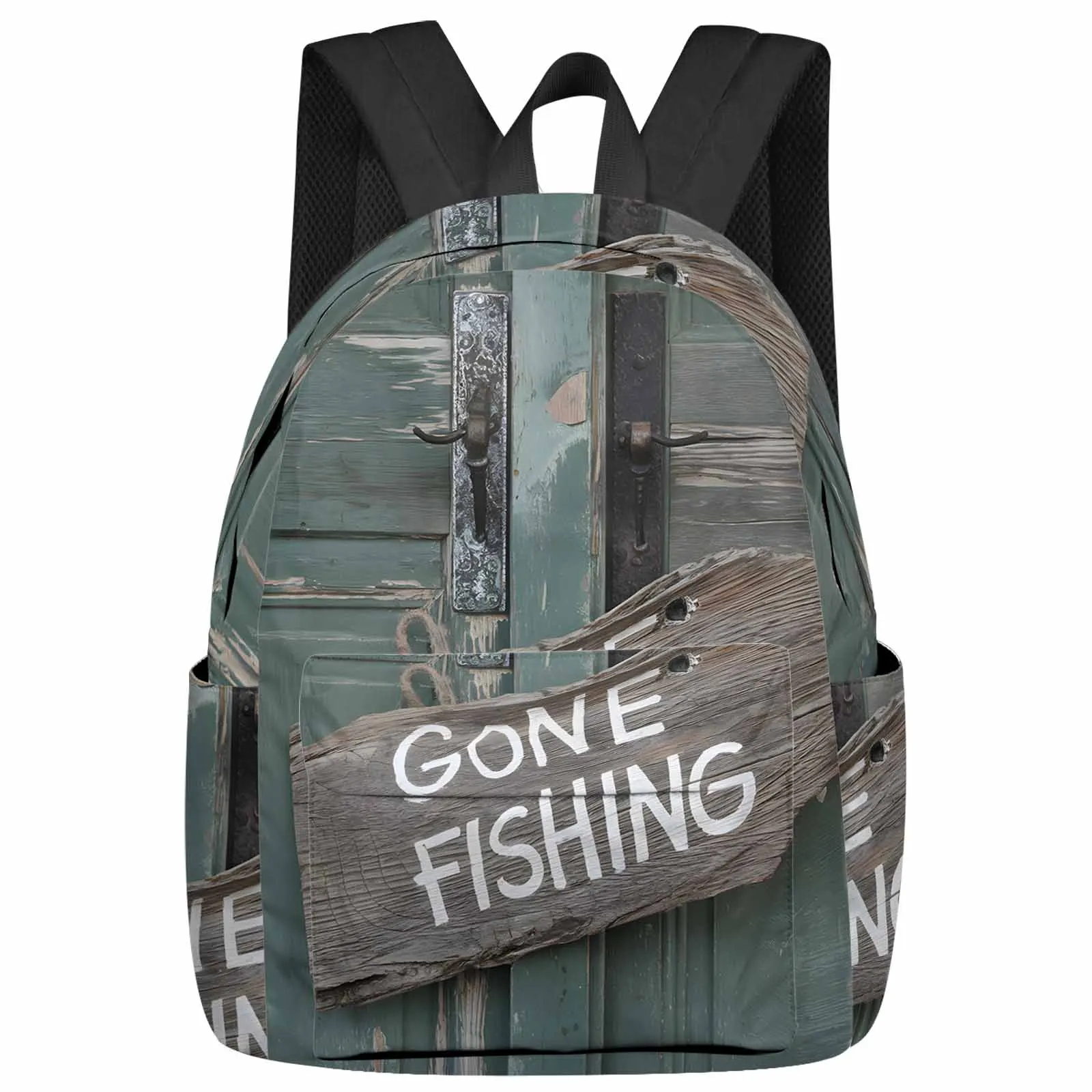 

Vintage Country Farmhouse Door Backpack School Bags for Teenagers Students Laptop Bag Women's Casual Travel Backpack