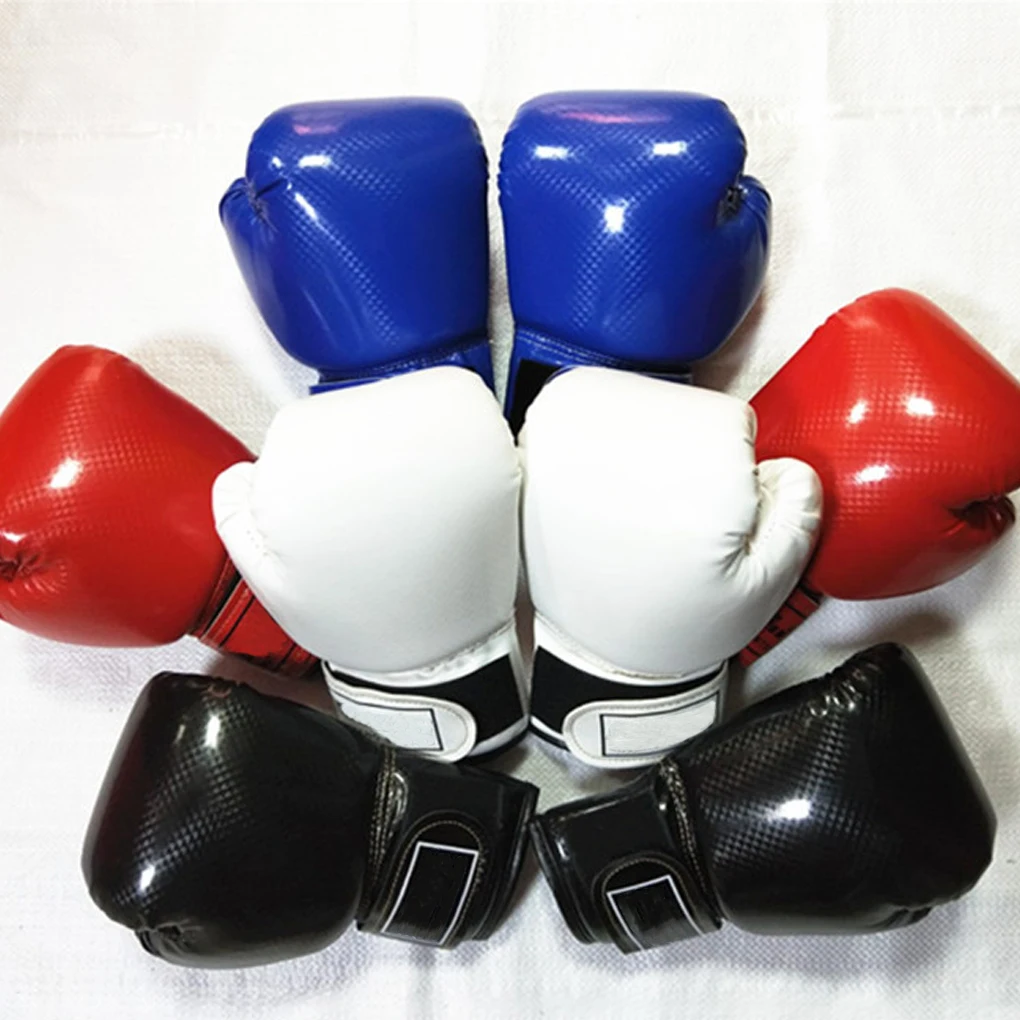 Boxing Gloves Kid Fist Solid Texture Gloves Release Skin-Friendly Protector Sport Training Punching for Boys Girls