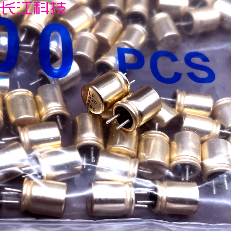 5PCS Nichicon PLF 820uf 2.5V Aluminum Electrolytic Solid State Capacitor Gold Shell Fever