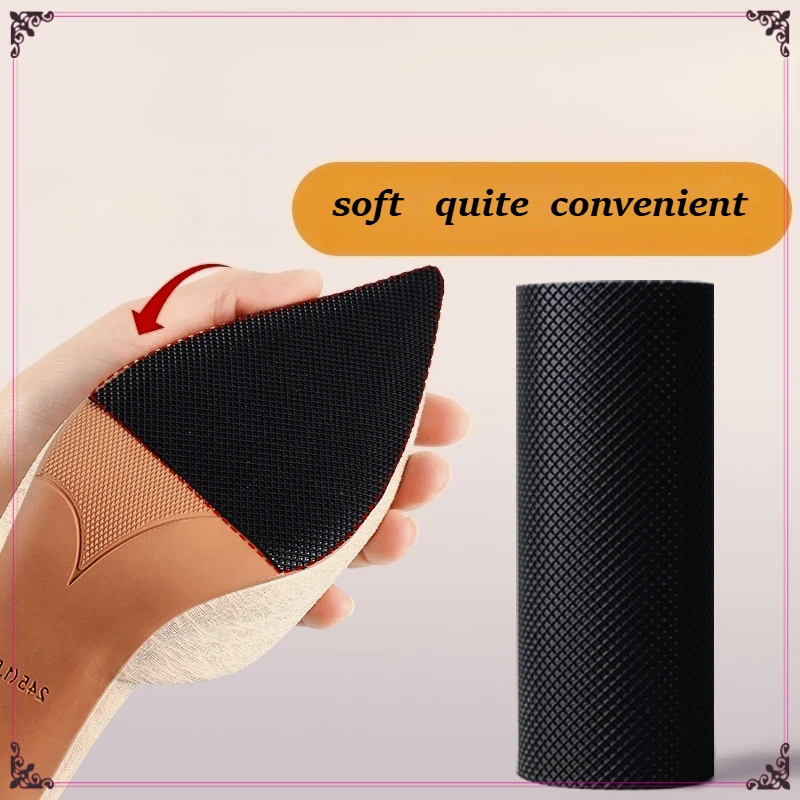Anti-Rutsch-Sohlenband für High Heels, selbstklebende, leise Pads zur Lärmreduzierung, Verschleiß verhindern, kein Schneiden erforderlich für Damenschuhe