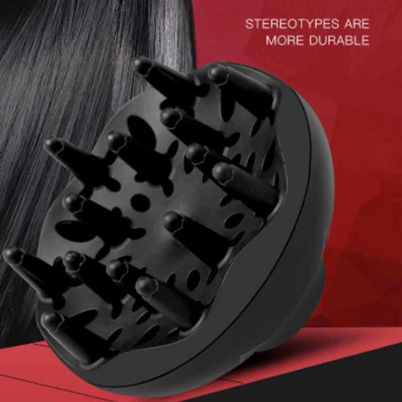 New Hairdryer Diffuser Cover Suitable Diameter 4-4.5cm Universal Hairdressing Blower Styling Salon Curly Tool Black