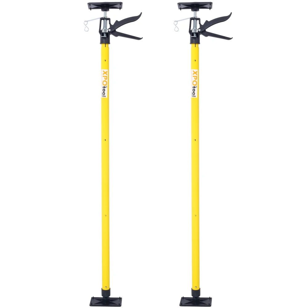 

2Pack Adjustable Support Pole,Steel 3rd,Support Rod for Jacks Cargo Bars Drywalls,Cabinet Jacks for ,Extends from 45 to 114 Inch