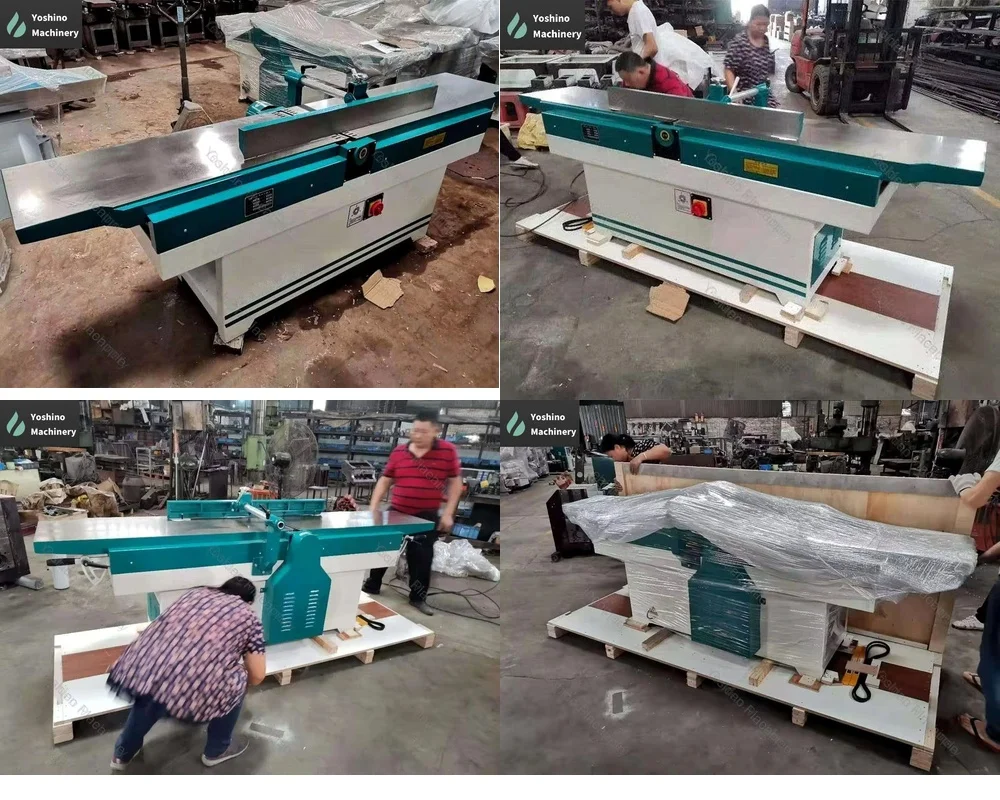 

123Hot 400mm 15.7 Inch Woodworking Surface Planer with Spiral Straight Cutter for Precise Work.