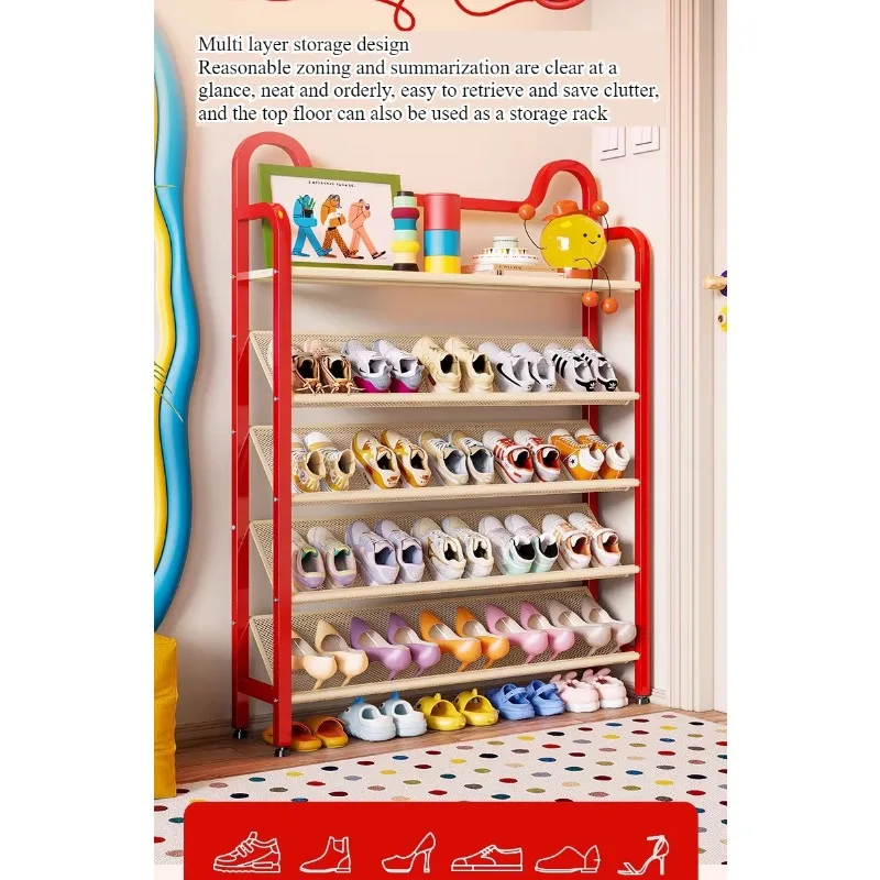 Dopamine shoe rack multi-layer household door entry shoe cabinet simple and good-looking shoe storage rack artifact new model