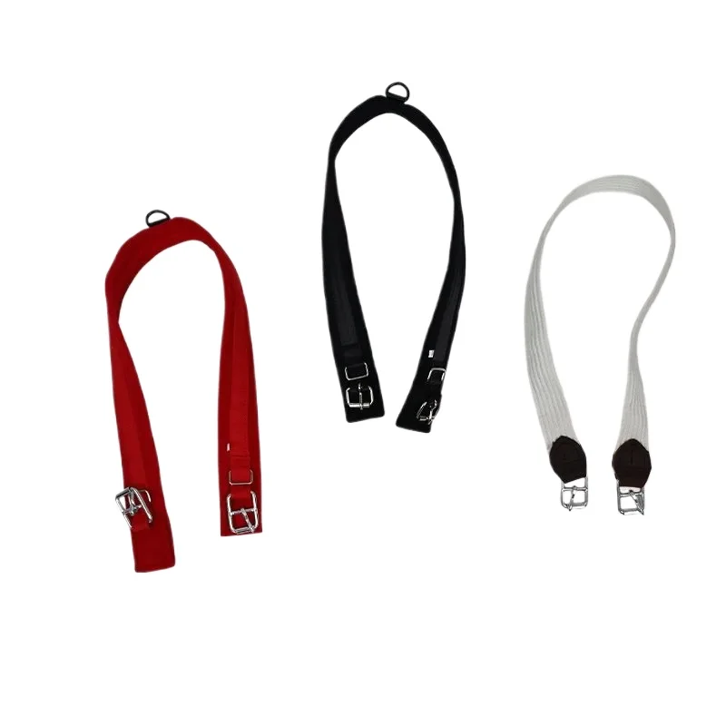 Horse belly belt cotton thread pu black belly belt harness accessories equestrian supplies