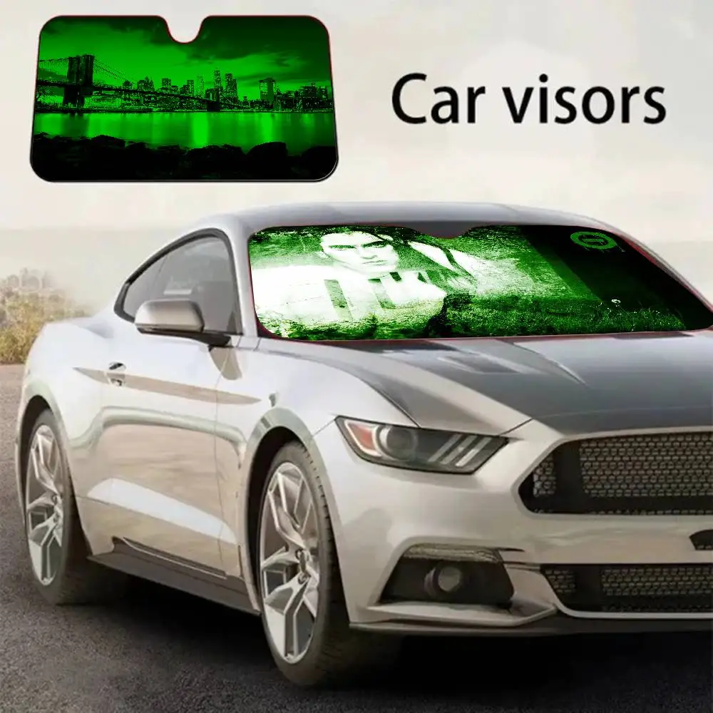 Rock Band T-Type O N-NegativeS Sunshade Windscreen Fold-up Car Front Windshield 70x130cm Car Window Cover Heat Reflector