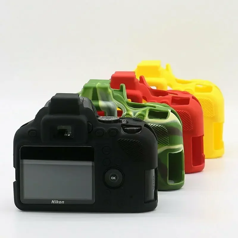 Soft Silicone Camera Case Body Cover Rubber Skin Bag for Nikon D3500 Camera New Protective Body Case