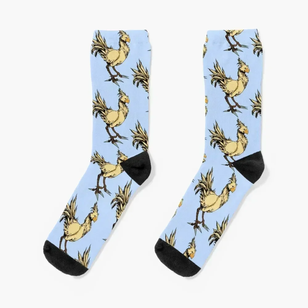Chocobo Socks colored Thermal man winter ankle christmass gift Luxury Woman Socks Men's