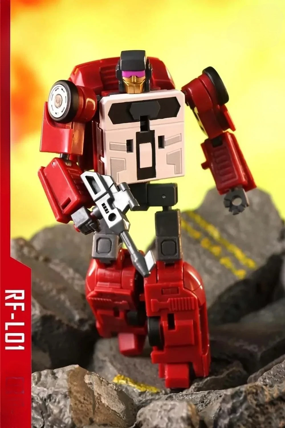 【Spot Goods】Gevormd speelgoed RF-L01 Flying Tiger Action Character Moving Robot Sportwagen Model Originele doos Collectie Cadeau