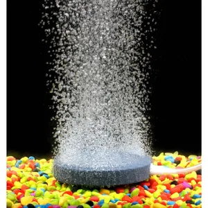 40mmエアバブルストーンストーン水族館エアレーターポンドポンドポンプエアストーンバブルディスク水族館エアポンプ水耕酸素プレート 10ベストセールス水族館酸素-10