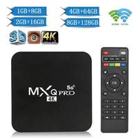 New Set Top Box Smart TV Box MXQ PRO 5G 4K HD Android 10.0 Smart TV Box 2.4/5G Dual WIFI 3D Video Media Player Home Theater TV