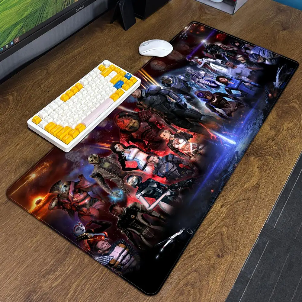 Mass E-Effect Mouse Pad XXL Mouse Pad Desk Pad Decor Mat, Large Gaming Mouse Pad for Desk Computer Keyboard Laptop