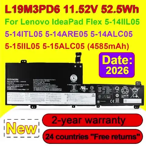 DODOMORN For IdeaPad Flex 5 14ALC05 14IIL05 15AL505 14ARE05