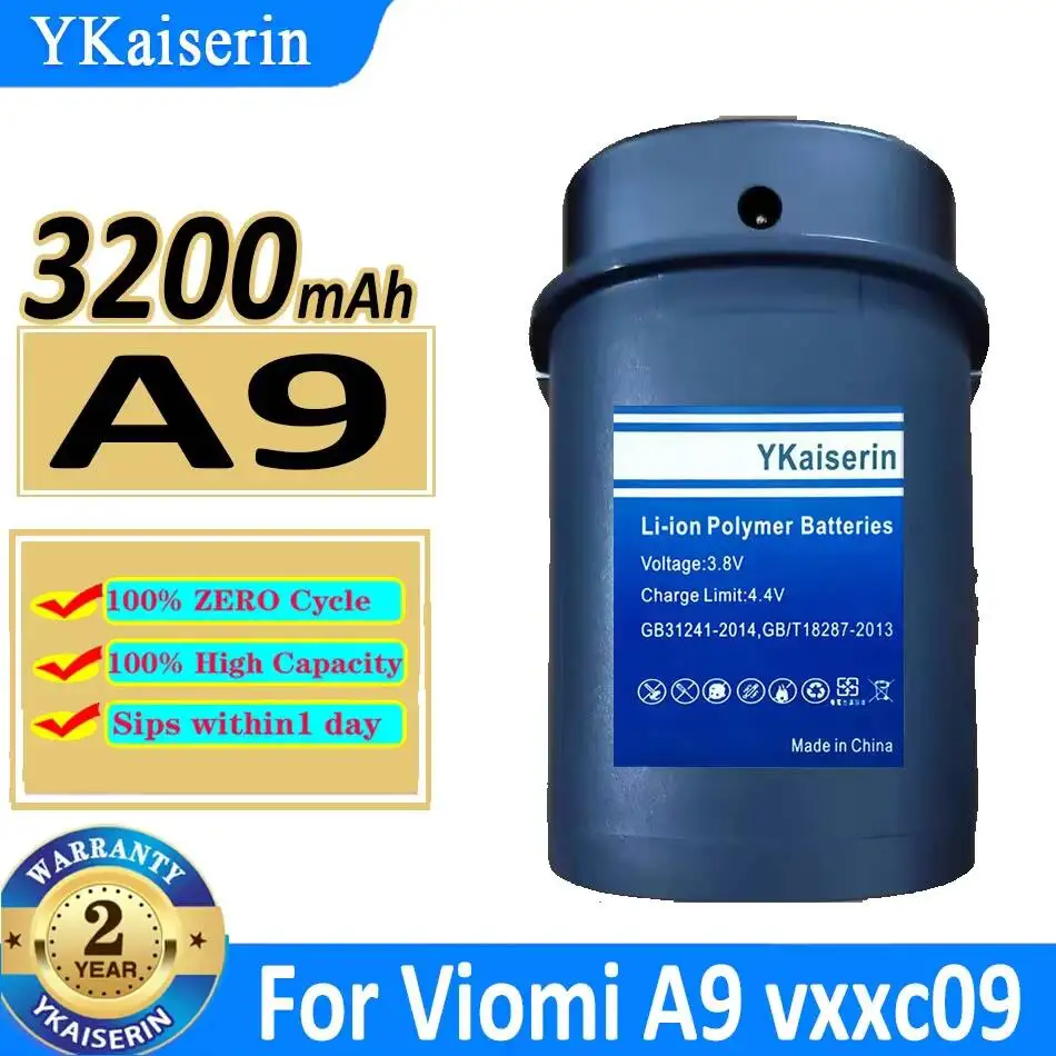 

For Viomi A9 Fast Charging Long-Lasting 3200mAh Wireless Handheld Vacuum Cleaner Battery