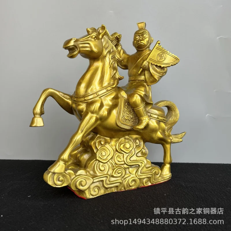 

Premium Monkey Seal Ornament Desk Copper Craft Gift Office Home