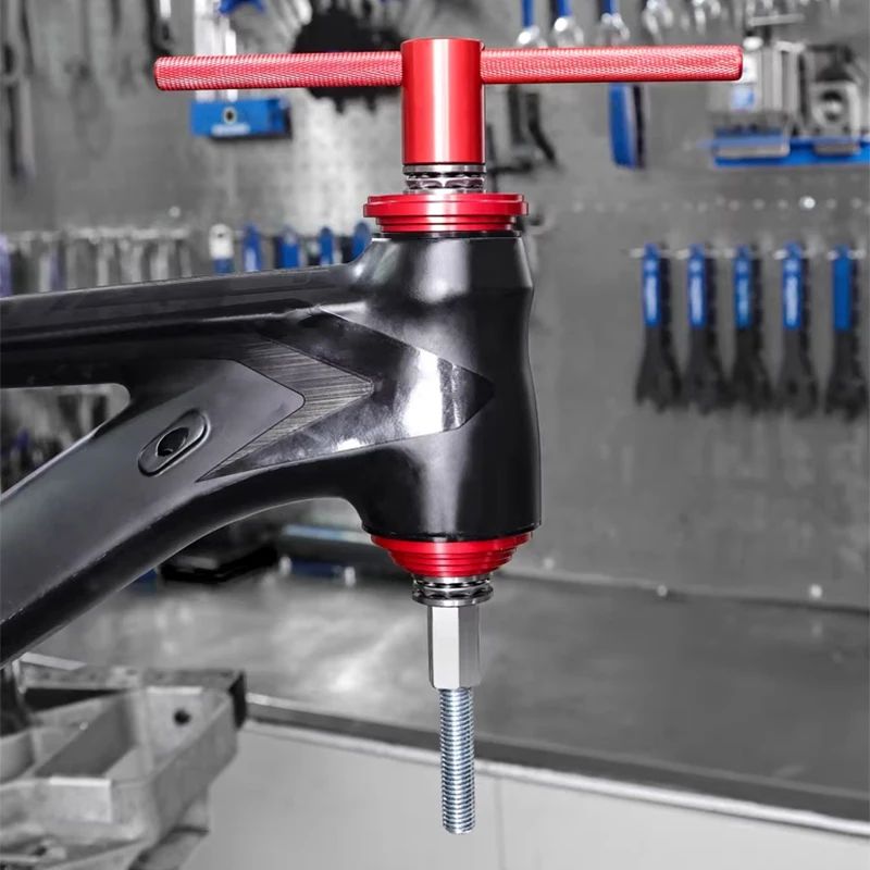 

Bicycle Bottom Bracket Removal Tool Press-Fit Bottom Bracket Tool Flat Thrust Bearing CNC Aluminum Alloy Bicycle Tool