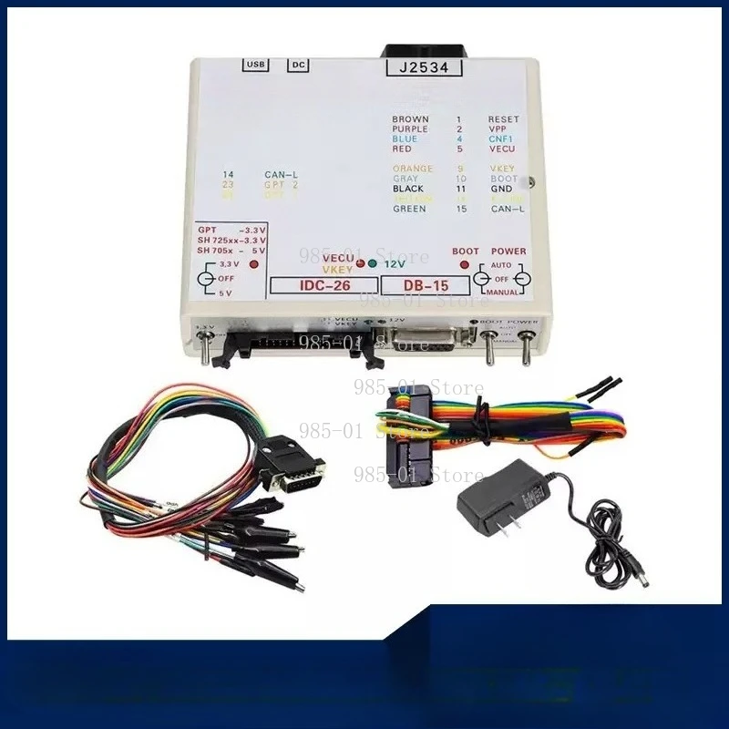 Powerbox for Pcmflash KTM JTAG Hitachi J2534 Protocol Transfer Box Auto Diagnostic Adapter