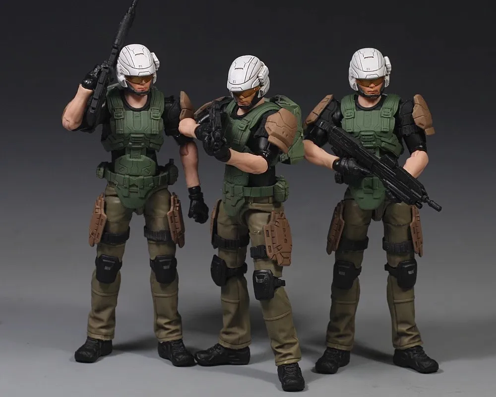 

1/18th Acid Rain Dark Source Military Soldier Science Fiction Army About 3.75" Helmet Accessories Head For Fans Collect