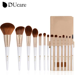 DUcare 14PCS Makeup Brushes with Bag Portable Cosmetic Make up Brush Set Powder Eyeshadow Brushes  brochas de maquillaje set