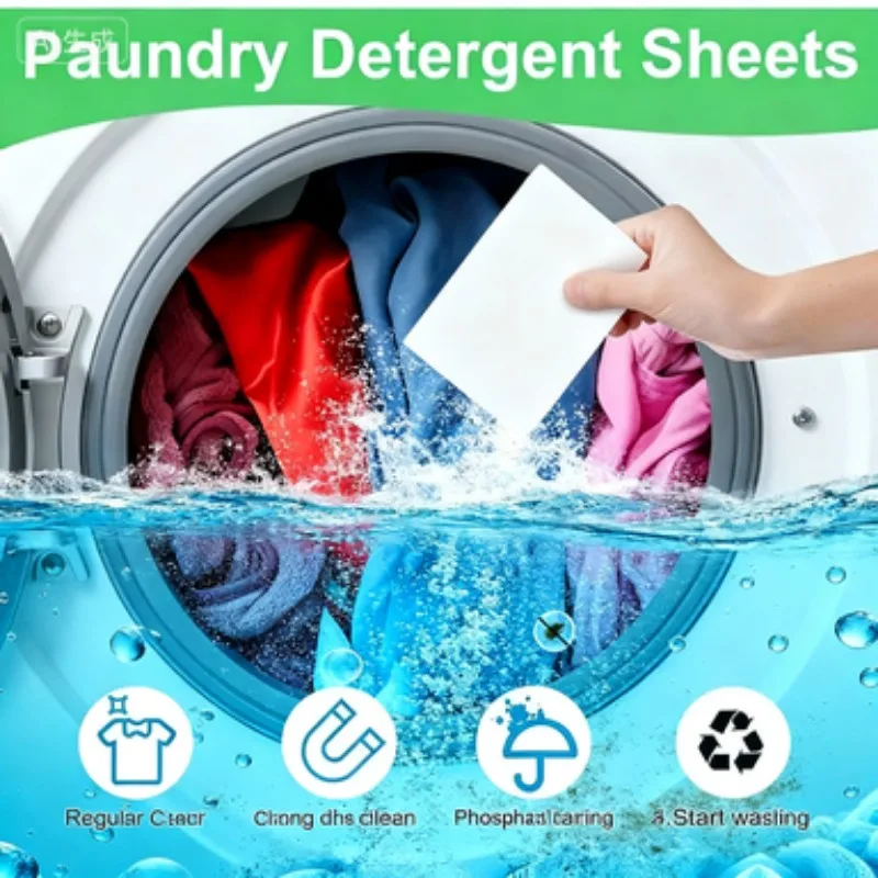 Papierki pochłaniające barwy do prania, tabletki zapobiegające farbowaniu w pralce, czyste ubrania, arkusze pochłaniające barwy, 100 sztuk