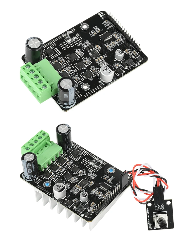 

DC 6-80V Three Phase DC Brushless Motor Controller PWM High Power 1600W Motor Driver Board Motor Regulator No Hall Module