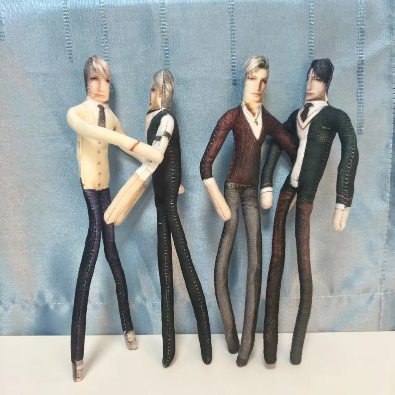 28cm Love And Deep Space Rafayel Xavier Zayne Sylus Full-Body Doll With Frame And Movable Long Strip Game Peripherals Fans Gift