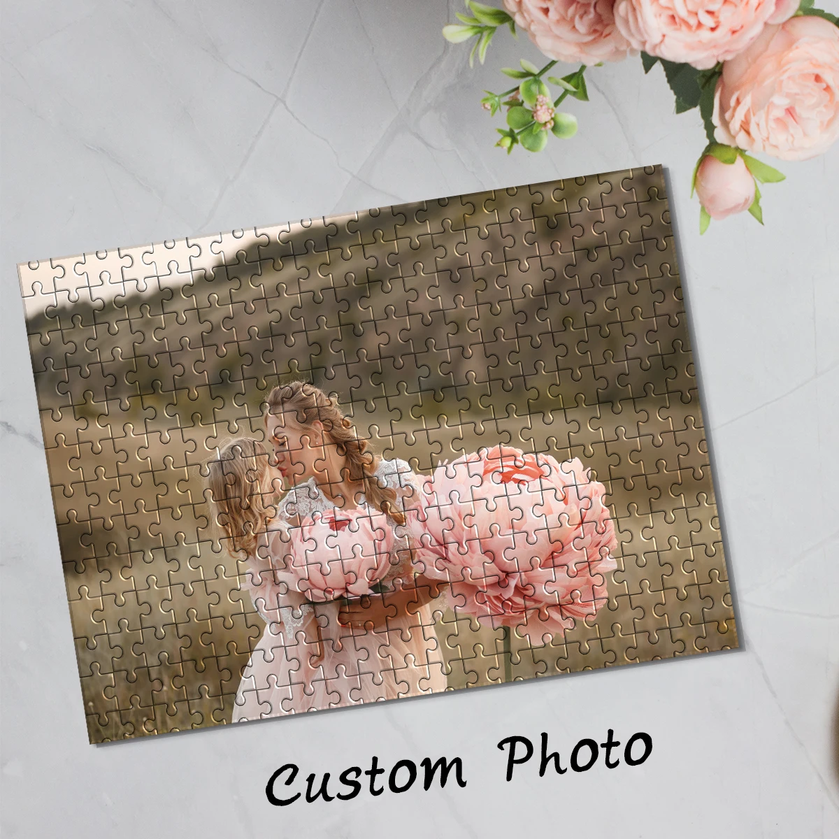 35/150/300/500/1000pcs Customized Picture Customizable Photo Personalised Decompression Puzzles Custom Puzzles in Photos
