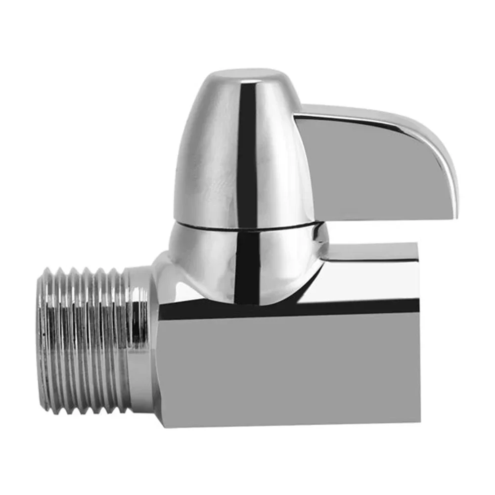 

Faucets Fixtures Garden Diverter Valve Brass G1/2 Inch Plating T Shape Three Way Wall-Mount Practical Replacement