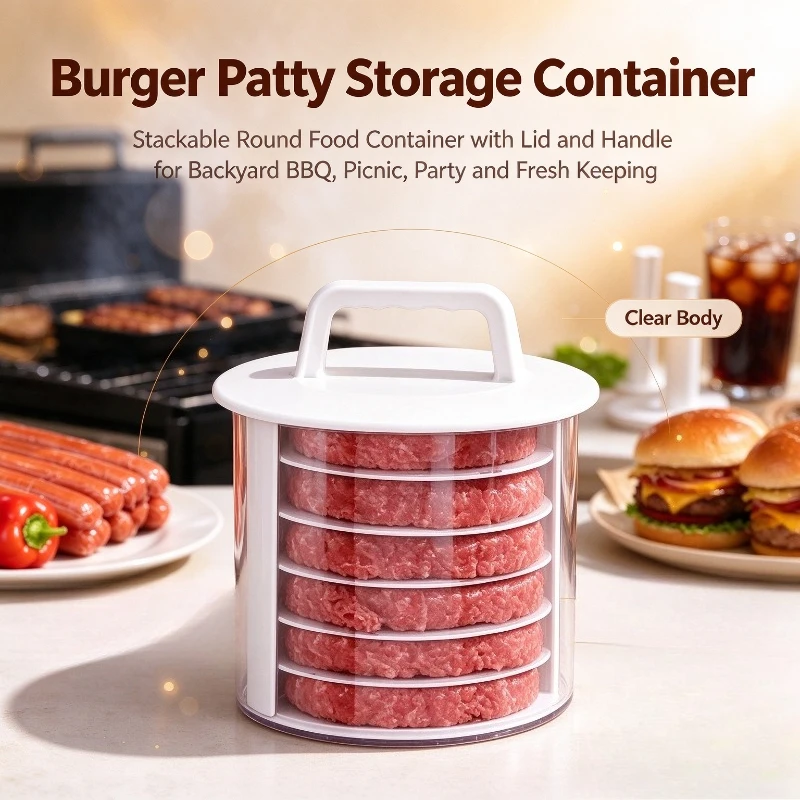 Fun Practical Burger Patty Maker Household Kitchen Tool for Making Homemade Hamburger Meat Patties Hamburgueria Equipamentos