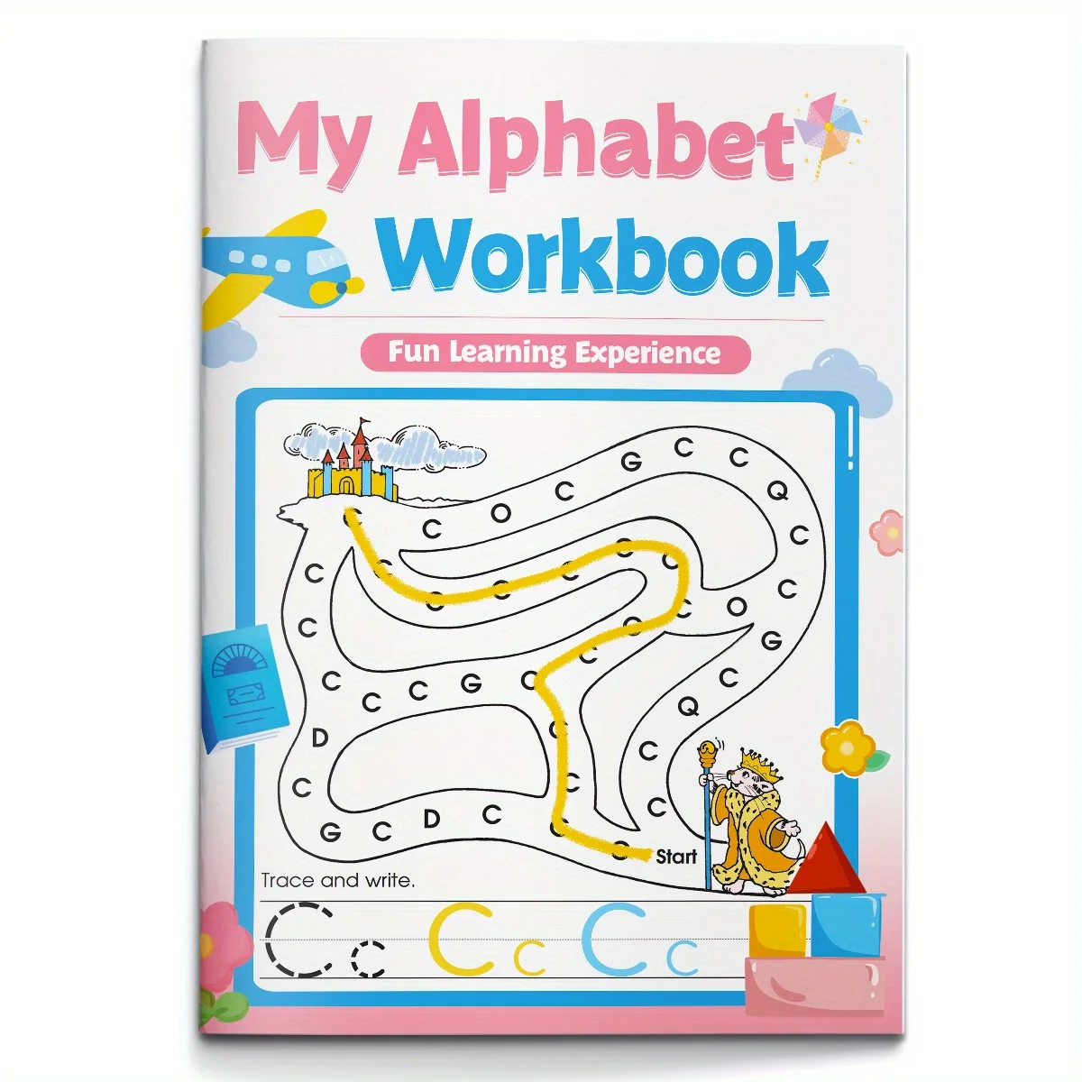 Alphabet Recognition and Tracing Book ： Build Confidence in Learning Letters Through Visual Clues, Writing Practice