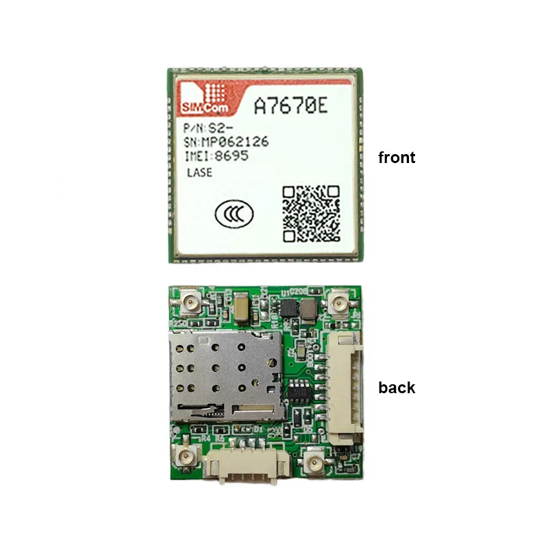 SIMCOM A7670 A7670E-LASE Módulo de Desarrollo de Placa Base MImi Core LTE CAT1 4G 2G Kit de Conexión para Europa/Oriente Medio/África