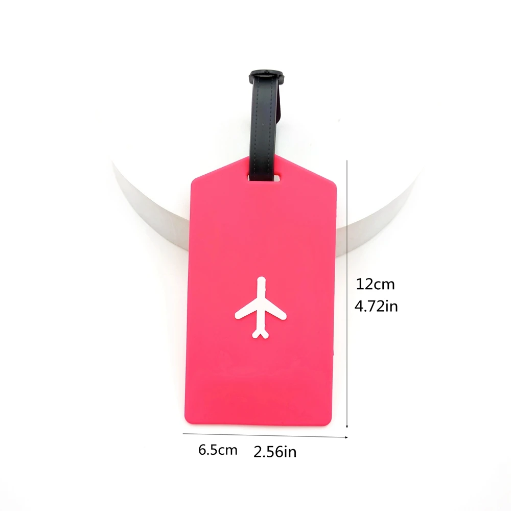 1pc airplane shaped luggage tag, hang tag, business trip, airport luggage, anti loss ID tag, name tag tag, unisex