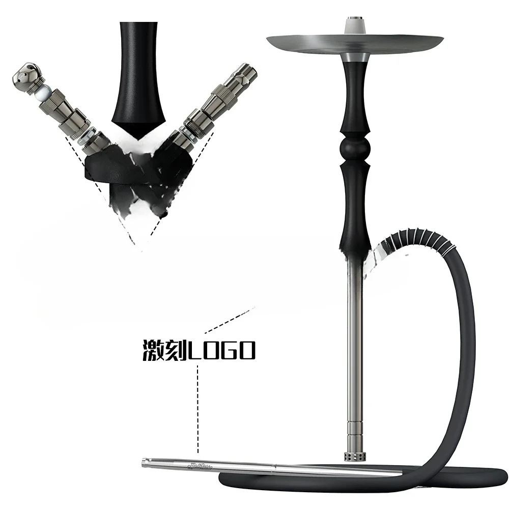 A complete set of hookah kettles