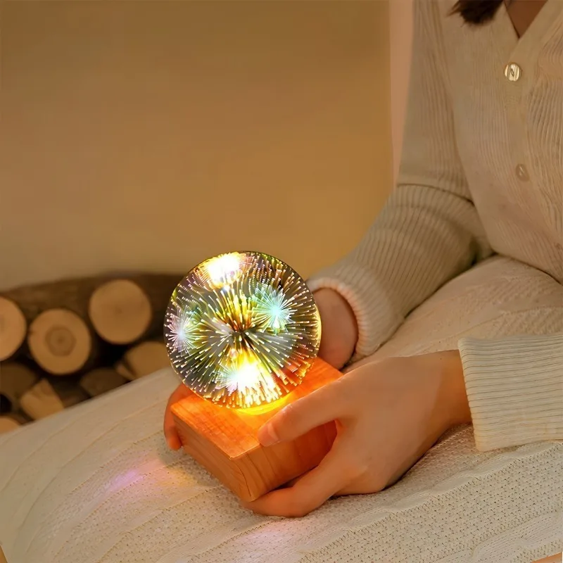 ضوء ليلي LED من السماء المرصعة بالنجوم - مصباح بجانب السرير يعمل باللمس مزود بمنفذ USB، ضوء قابل للتعديل 16 لونًا، مناسب لهدايا عيد الميلاد #5