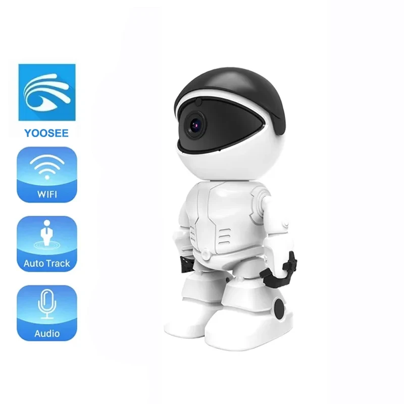 

HONTUSEC YOOSEE Robot Camera Wifi 5MP Indoor Home Security Camera Night Vision Two Way Audio Auto Tracking Indoor Baby Monitor