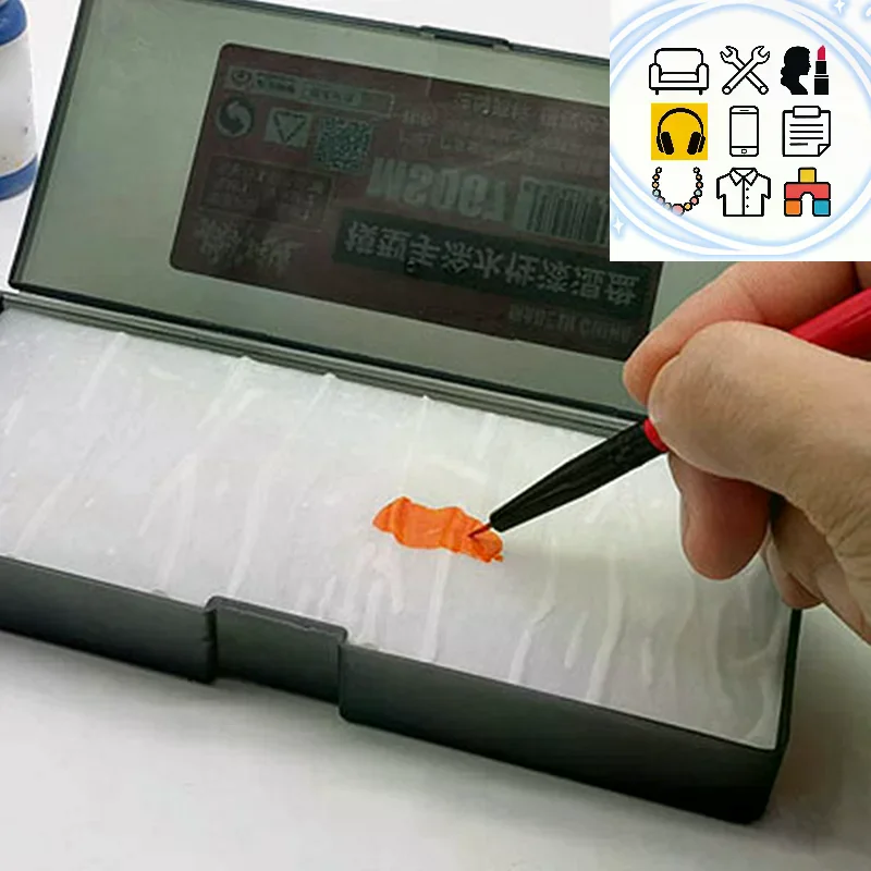 Portable Wet Palettes For Acrylic Painting Model Coloring Wet Tray Water-based Paint Holder Keeps Wet Paint Modeling Tools