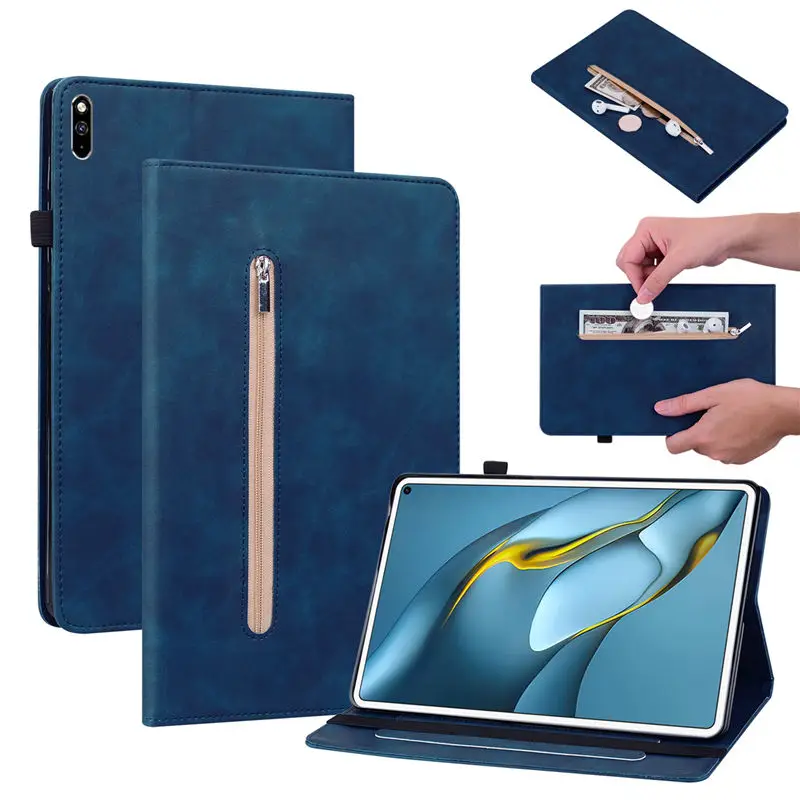 

For Huawei Matepad Pro 10.8 Case 2021 MRR-W29 Tablet Funda For Matepad Pro 10.8 2019 Cover Business zipper Style Stand Coque