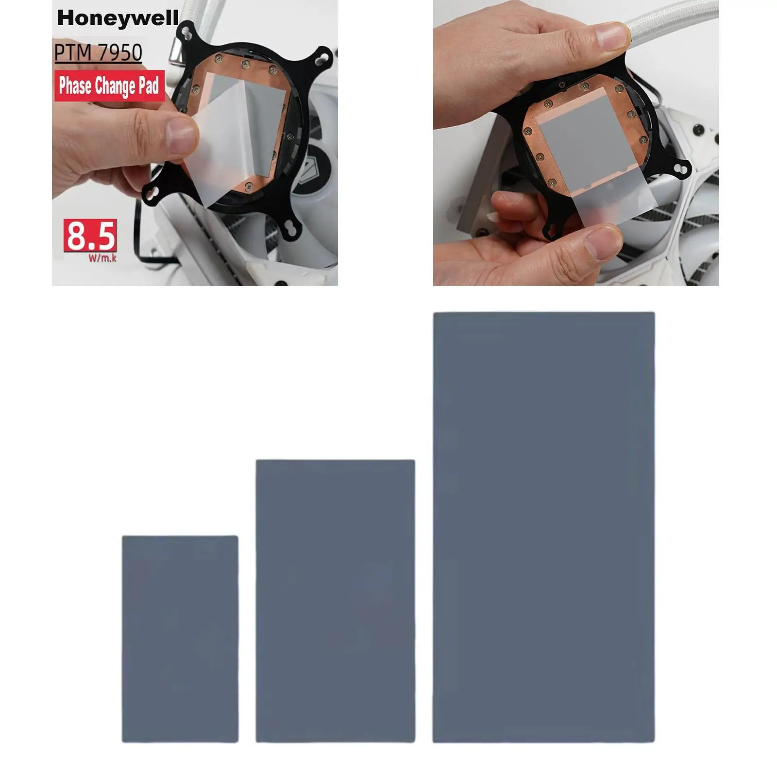 لوحة تغيير المرحلة لوحدة المعالجة المركزية لوحدة معالجة الرسومات للكمبيوتر المحمول، وسادة سيليكون متميزة تحل محل التوصيل الحراري #1