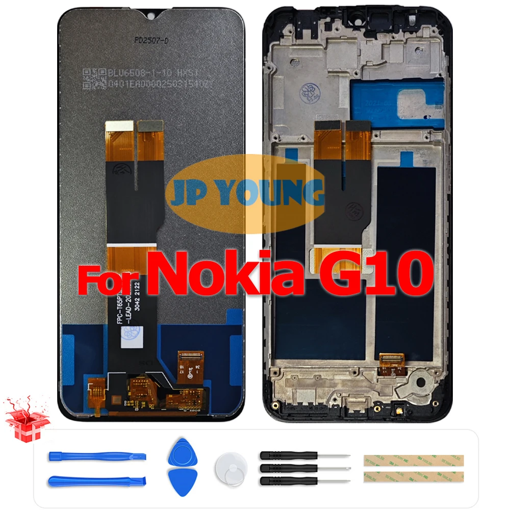 オリジナル-652-インチ-lcd-タッチ-スクリーン-デジタイザー-アセンブリ-フレーム付き-nokia-g10-ta-1334-ta-1338-ta-1346-ta-1351-用-交換用