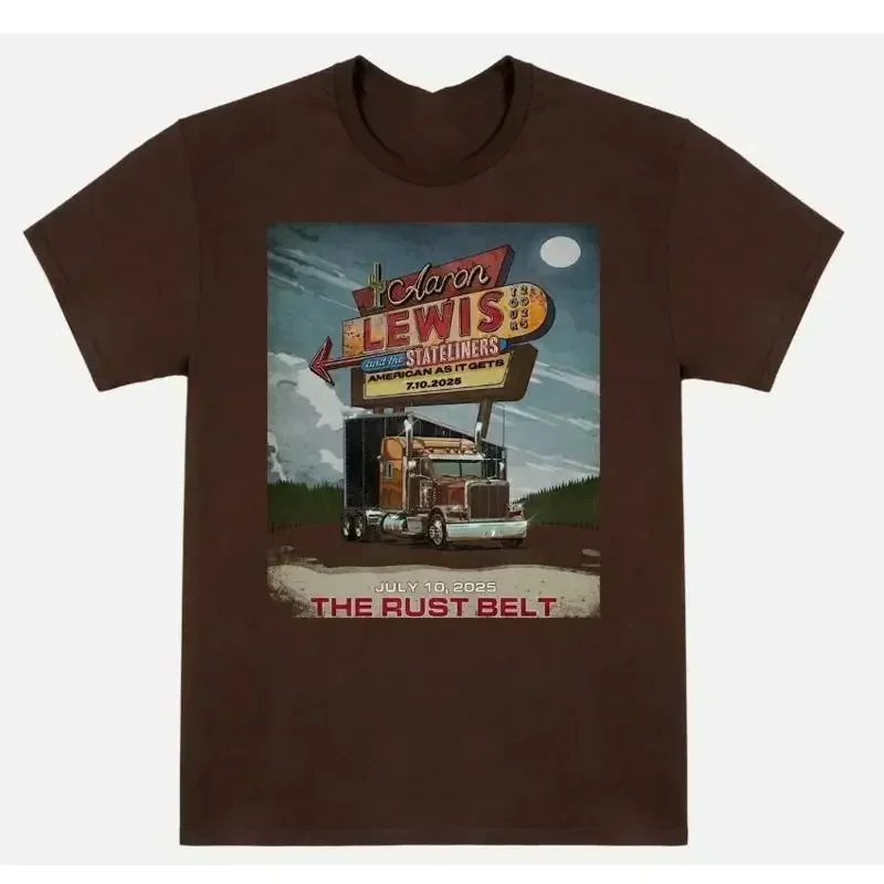 New Aaron Lewis Tour 2025 For Fans To 5Xl T Shirt
