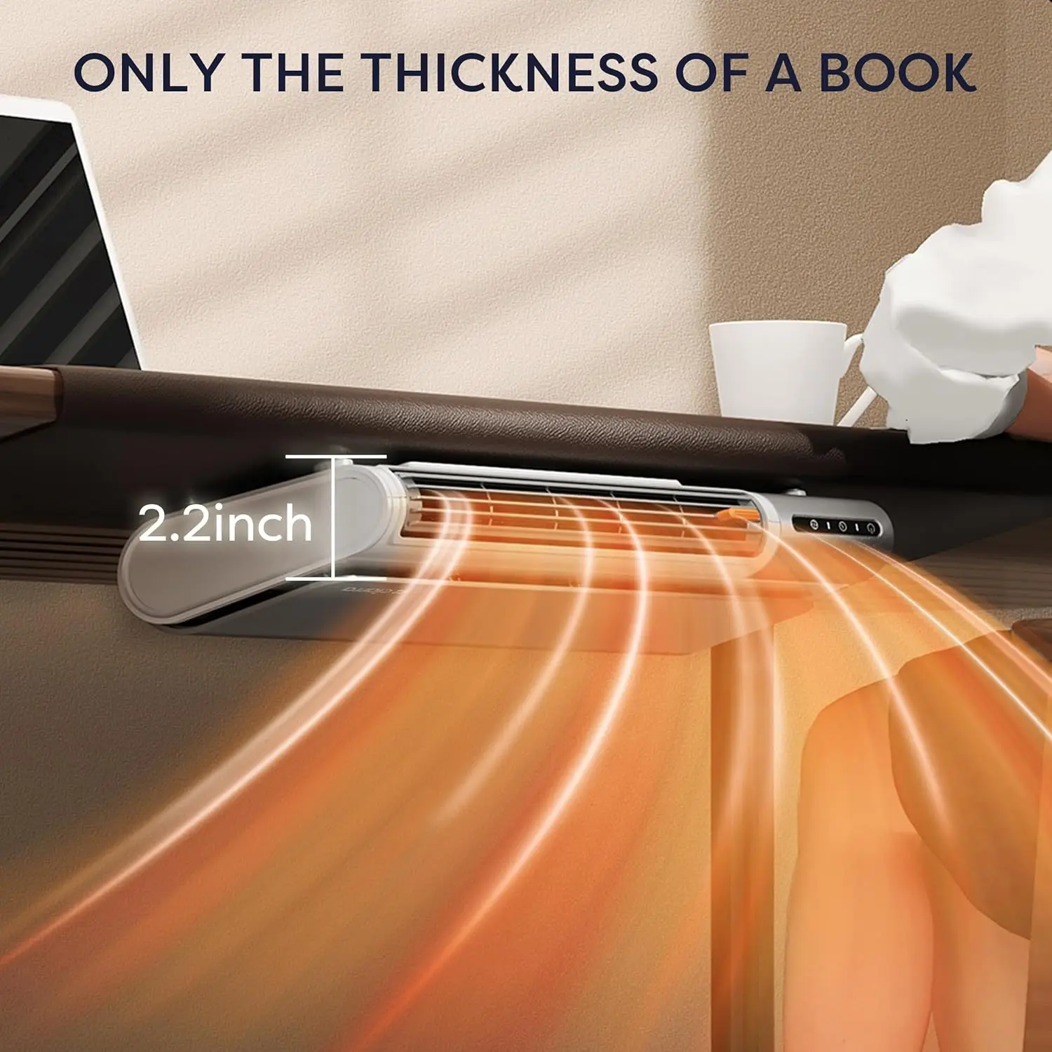 مجموعة مروحة وسخان محمولة جديدة لعام 2025، سخان طاولة صغير RV، تسخين سريع PTC، حماية السلامة #3