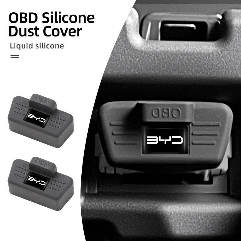 Car OBD Port All-in-One Dust Cover Silicone Clogging Cap Auto Accessories For BYD M6 G3 G5 T3 F3 I3 F0 F6 S6 S8 E5 E6 G6 L3 S8