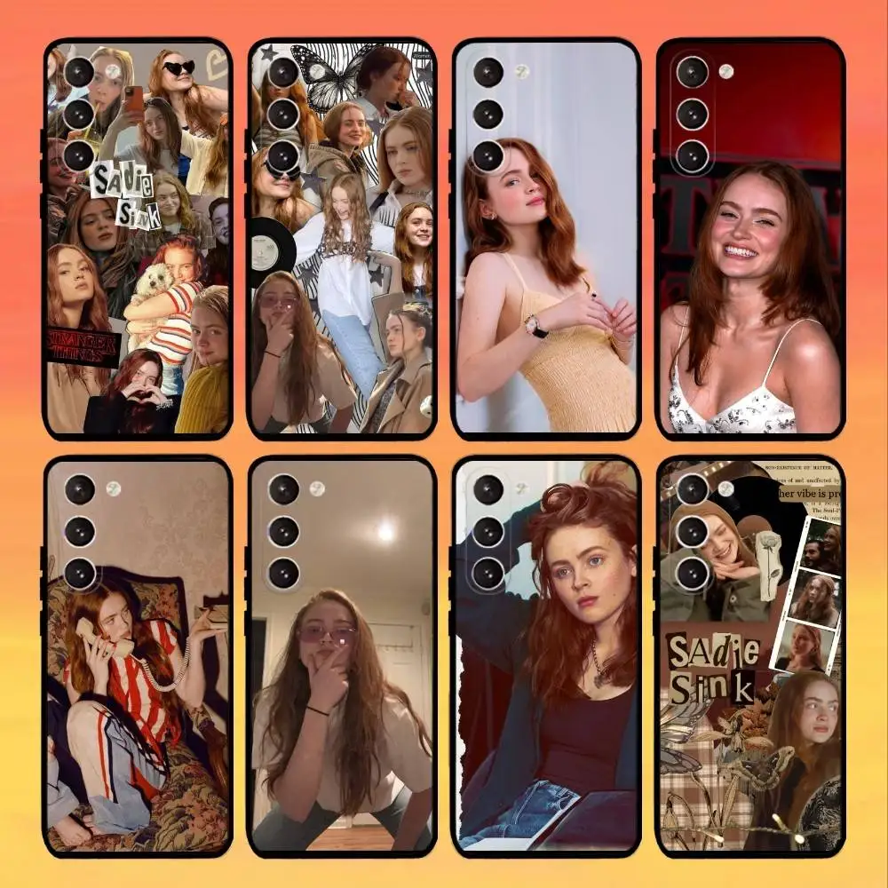 

Actor S-Sadie S-Sink Phone Case For Samsung Galaxy A73,A72,A71,A70,A52,A51 Others Soft Black Cover