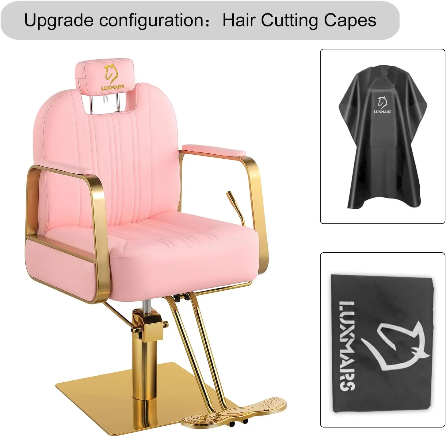 Barber Chair Salon Chair Reclining  All Purpose Beauty Spa Salon Equipment