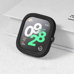 Silicone Case for Xiaomi Redmi Watch 4 Cover Accessories SmartWatch Protective Bumper Soft Frame Protector Redmi Watch 4 Cases